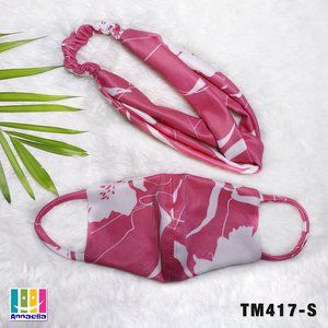 Annaella Headband / Turban & Face Mask Set, TM417S